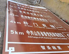 旅游景区指示牌