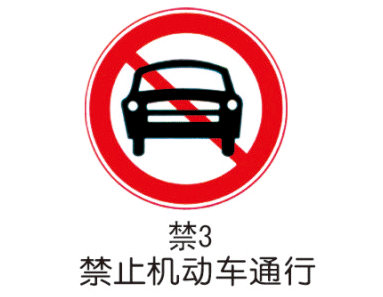 禁令标牌