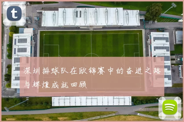 深圳排球队在欧锦赛中的奋进之路与辉煌成就回顾